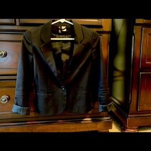 H&M Divided black one button blazer
